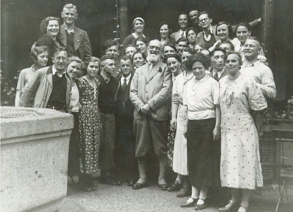 Роберт Бош 1936 с сотрудниками компании